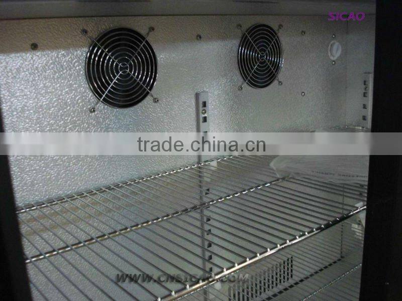 2 Doors Back Bar fridge type Beer Cooler for budweiser