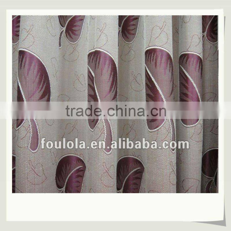 Simple Design European Style Polyester 2.8m Width 170g/m2 Bedroom Curtain Fabric Material