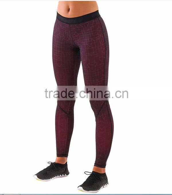Gym Wear Womens Ambition Sublimated Surface Leggings