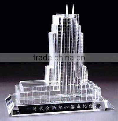 2016 Fabulous crystal building model for souvenir gifts