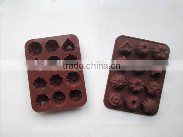 moon star heart shape silicone ice cube tray