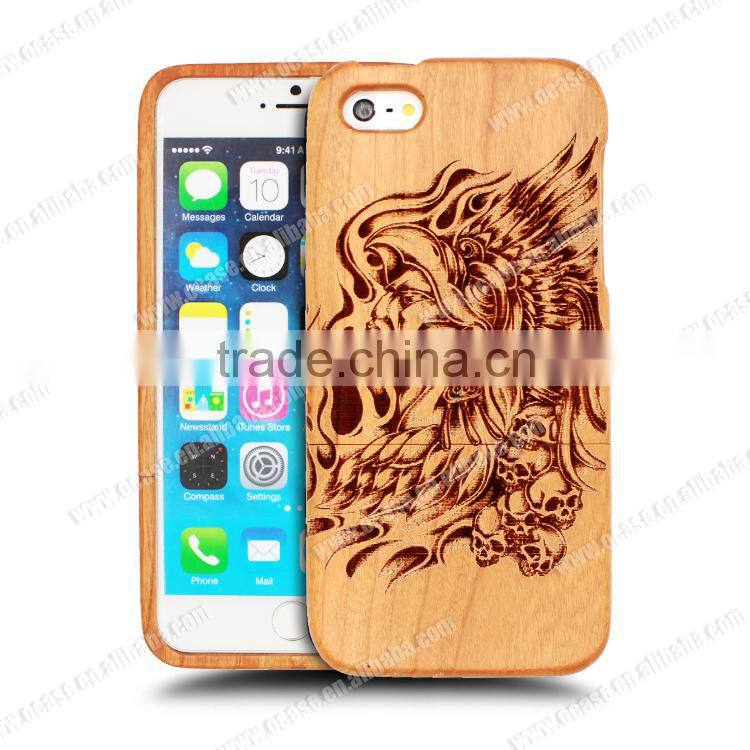 Wood Bamboo Phone Case For Iphone 5 Cover Phone Accessory