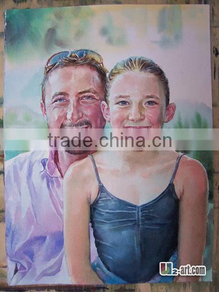 High quality hot selling modern watercolor paintings for living room