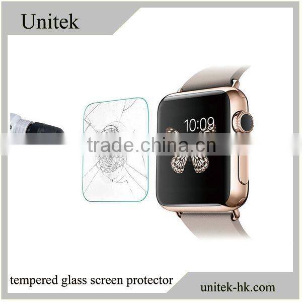 2016 Clear for apple watch tempered glass screen protector 42mm and 38mm