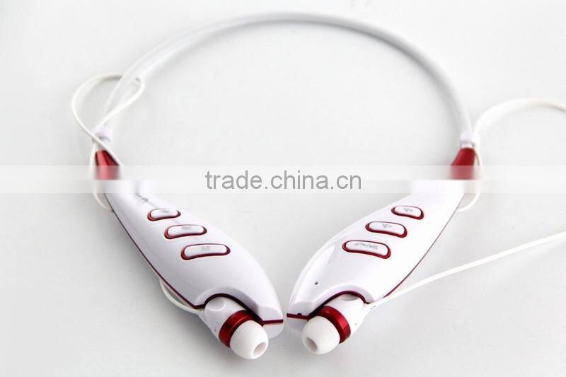 Hbs-740 Wireless Music A2dp Stereo Bluetooth Headset,Universal Vibration Neckband Style Headphone Earphone for iPhone6 6S 5S 5C