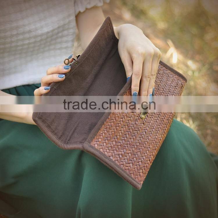 2016 latest straw bags beach new arrival beautiful handbag thailand handmade woven bag