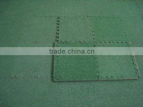 soft interlocking turf Tiles with EVA Foam Backing puzzle mats