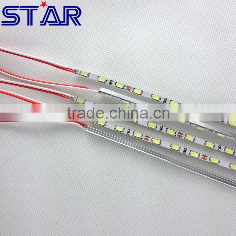 Aluimnum SMD5730 12V 4mm 90leds/meter slim rigid led bar strip light