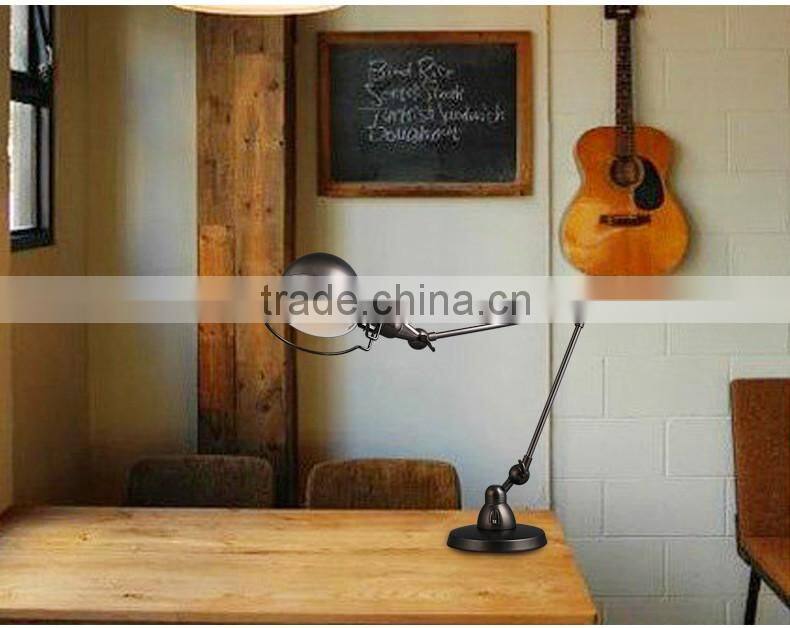 Industrial LED Adjustable Swing Arm Desk Light