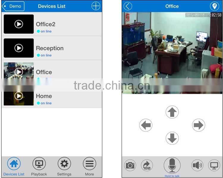 Hot Saling 720P Plug and Play P2P H.264 Mini WIFI Camera