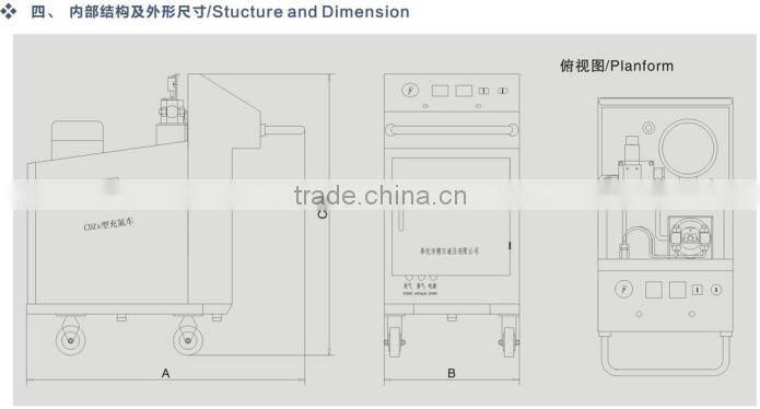 CDZ-D1N2 Charging vehicle hydraulic accumulator