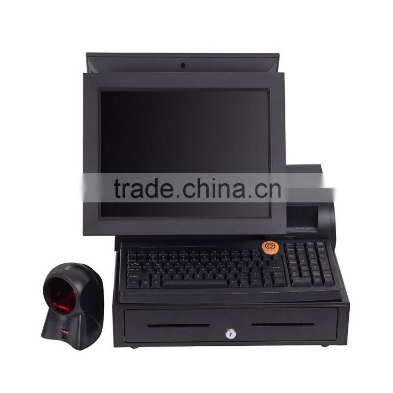 Restaurant equiment in China Capacitive touch screen pos system 2 in 1 pos computer