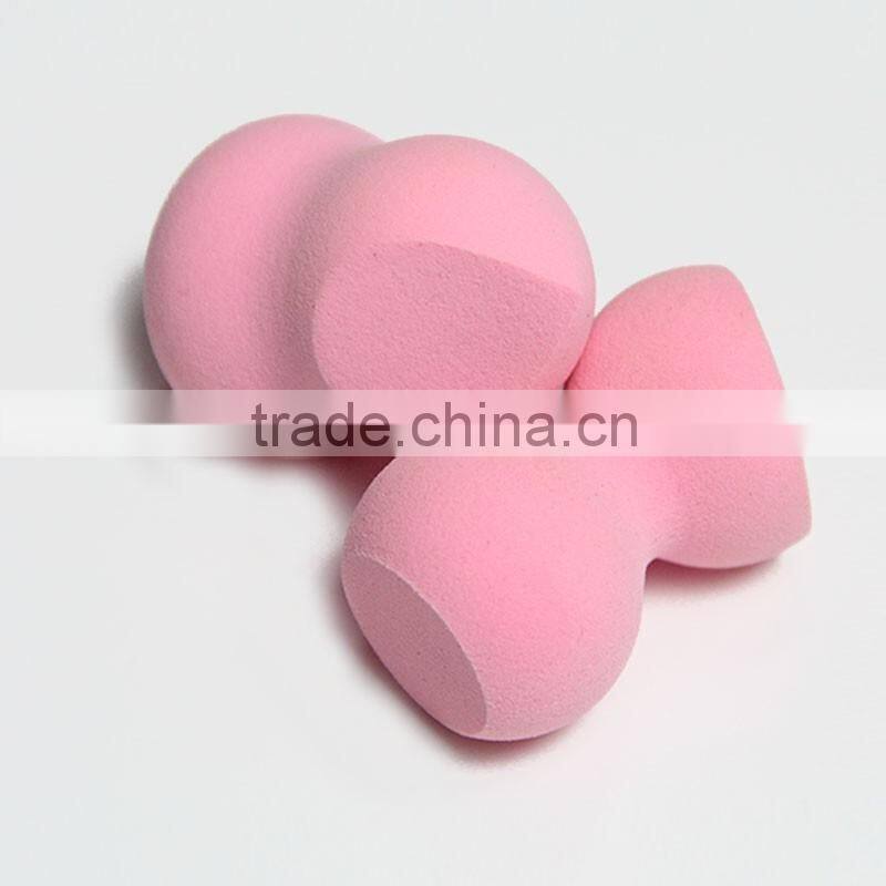 2016 Best Selling! Wholesale Non-Latex Angled Sponge Makeup Puff