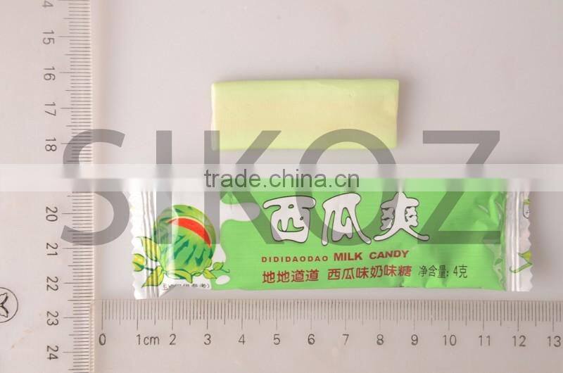 SK-K078 watermelon flavor sweet soft chewy milk candy