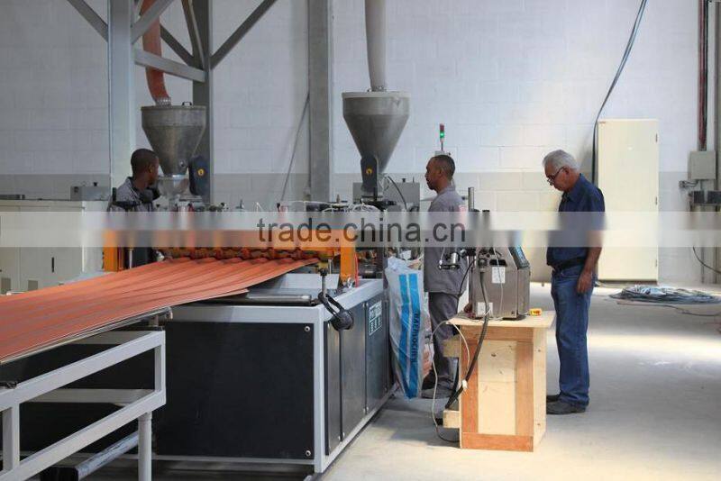 pvc flooring plastic process equipment