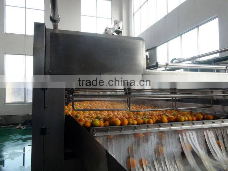 citrus processing line for produce orange juice