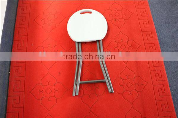Blow Moulded Metal Leg Folding Stool SD-30