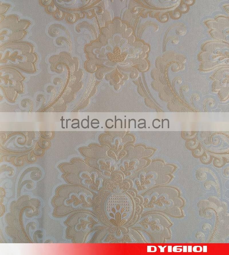 euro italian luxury gold pvc wallpaper cheap low price commercial
