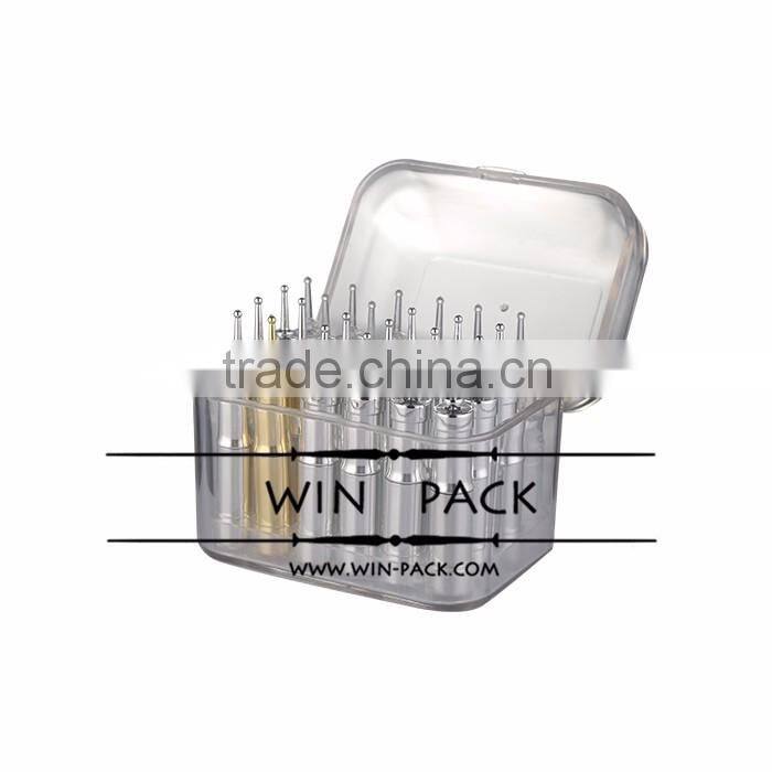 WY2125 Syringe bottle,plastic serum bottle with UV coating,2016 hot selling serum bottle