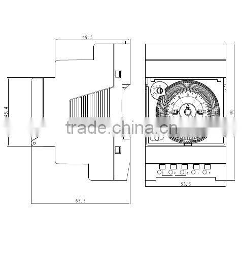 Mechanical Programmable Time Switch 240V 24 hour SUL161h