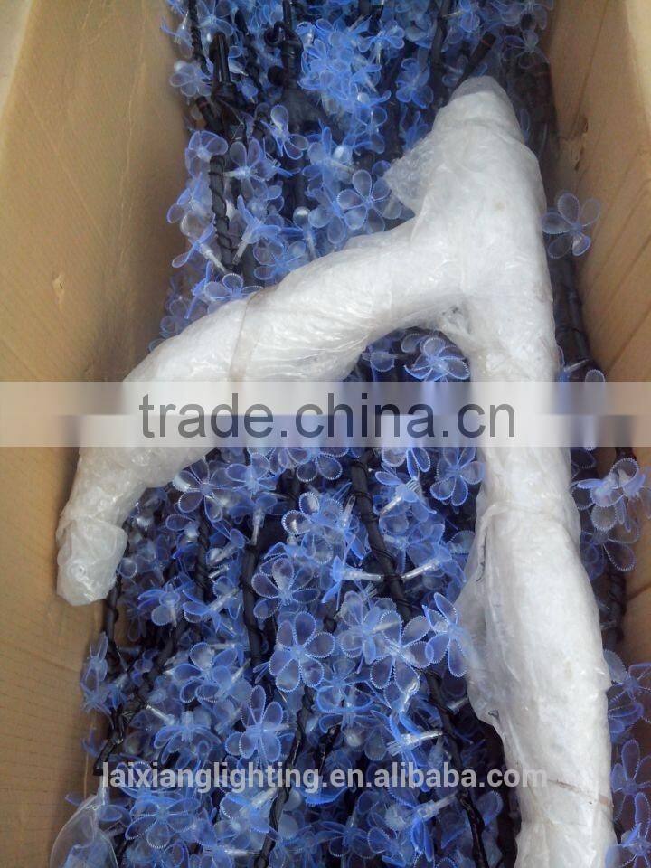 fake tree cherry blossom tree artificial plant santa claus led outdoor light