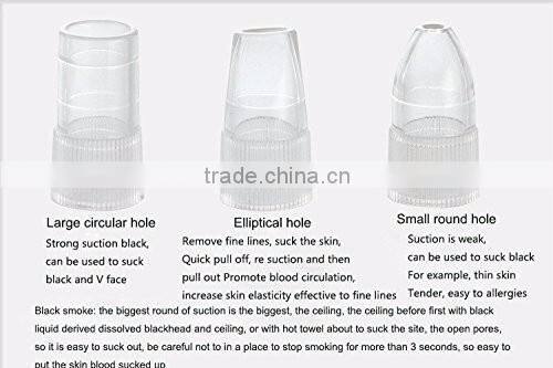 2016 wholesale blackhead acne treatment machine vacuum suction pore comedones remover face skin cleansing cleanser device