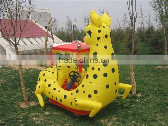 Hot sale outdoor inflatable electric car children battery car