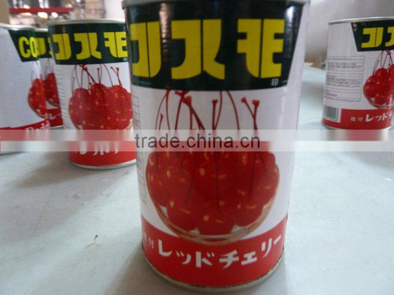 Canned Black MARASCHINO Cherry With Stem