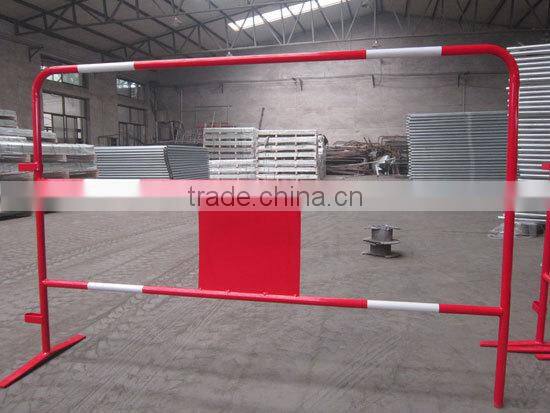 france welded pipe temporary fence queue control barrier crowd control barrier