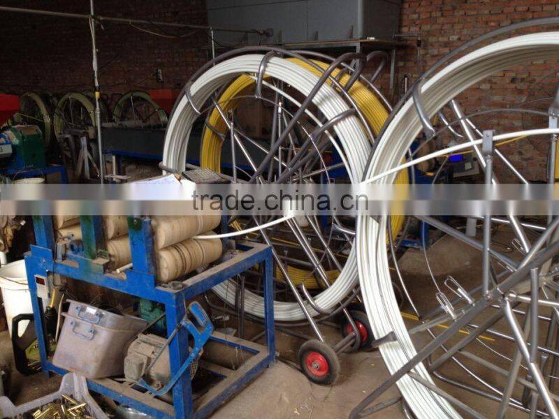 Fiberglass snake duct rodder/Fiberglass cable conduit rod/ fiberglass snake rod