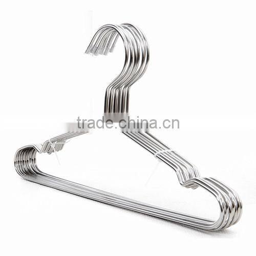 China supplier stainless steel clothesline clothes drying hanger rack, package of 10pcs