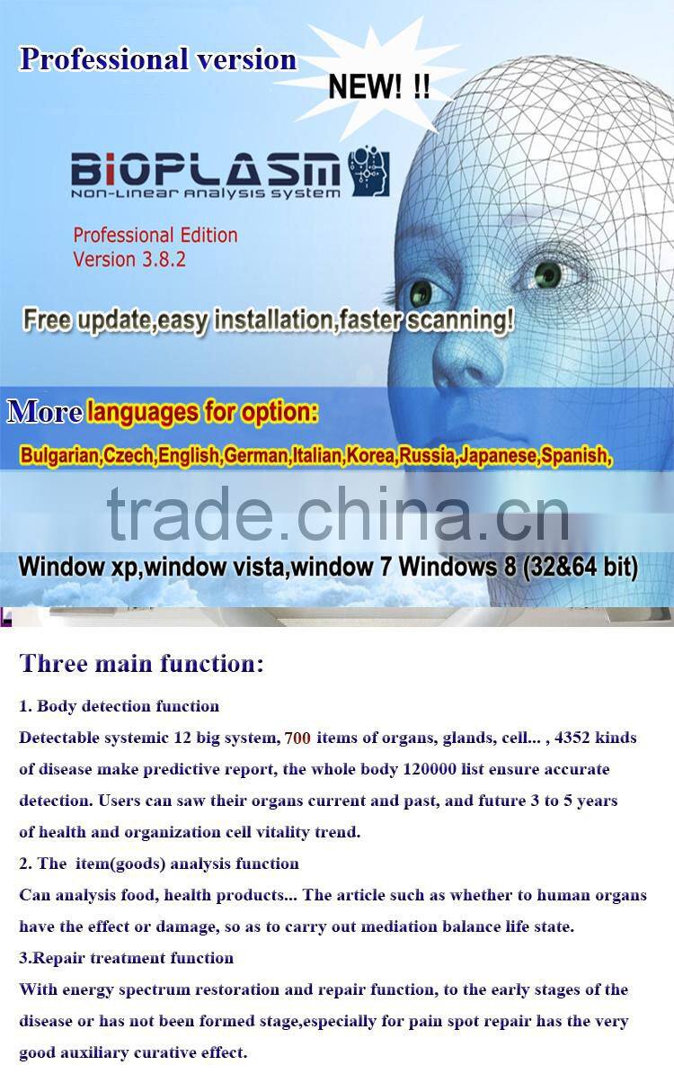Hot BIOPLASM-NLS Health Detector health care analyzer