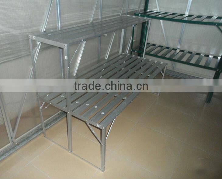 Greenhouse free standing metal flower shelf HX56 series