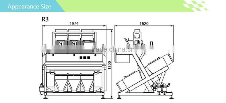 thailand parboiled rice color sorter machine sorting machine for parboiling rice