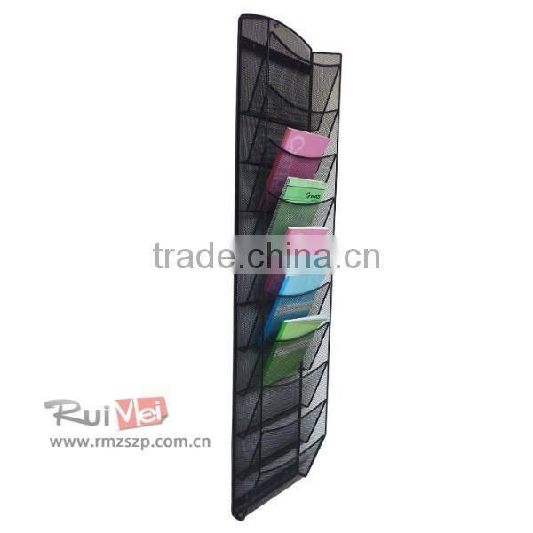 Wire Mesh 5 Tiers Wall Mounted Leaflet Dispenser