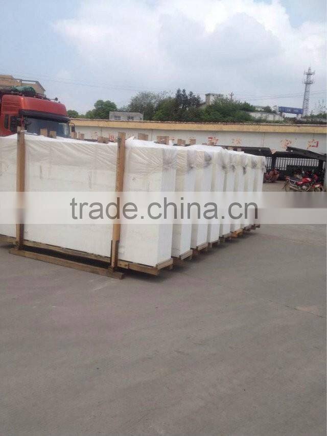 New choice white nano glass 3 artificial stone slabs