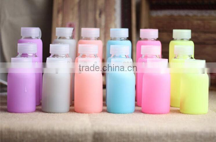 custom Silicone Bottle Cover ,Silicone Sleeves Glass Water Bottles