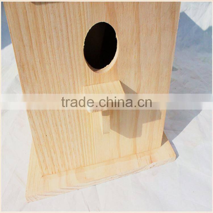 Wooden Bird Cage, Wood Bird House, Multifunctional Large Hanging Bird Feeder