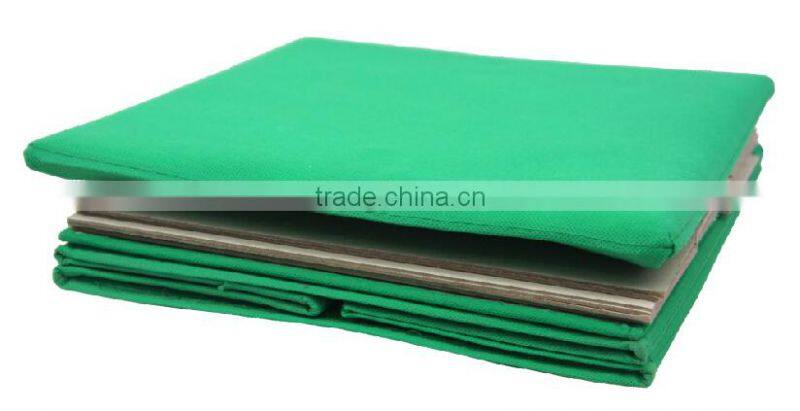 Folding Storage Ottoman With Grid For Little Gift Interlayer