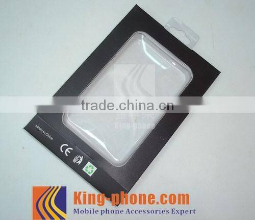 Attractive beautiful color paper packaging box for cell phone case, custom packaging box