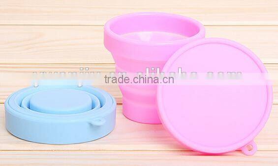 Supply fashion creative travel portable telescopic motion cup / folding cup