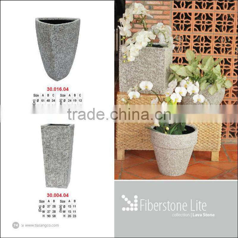 Vietnam Fiberglass poly flower pots