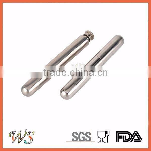 WSJJYY052 sanding polished quality assurance hip flask sets stainless steel hip flask/ liquor flask /drink pot