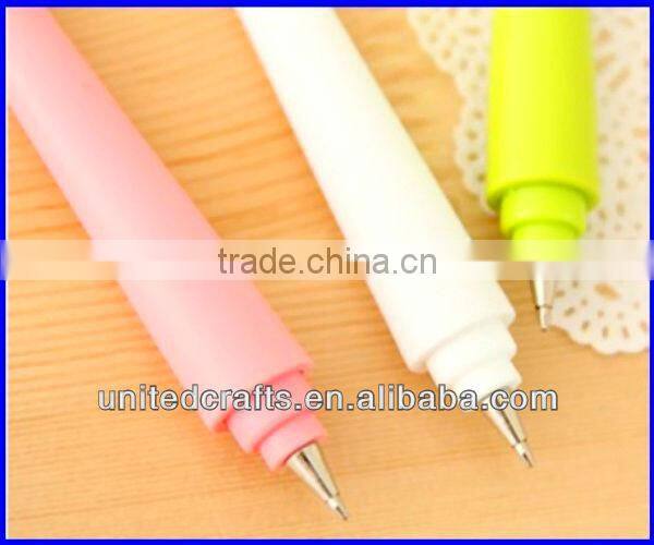 bendable animal head shape ball point pen