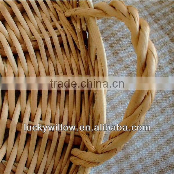 eco-friendly 100%hand woven cheap wicker bread basket