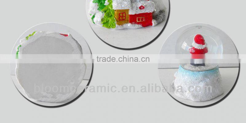 Custom decorative christmas water globe