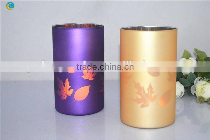 Cheap beautiful design tall glass candlesticks wholesale