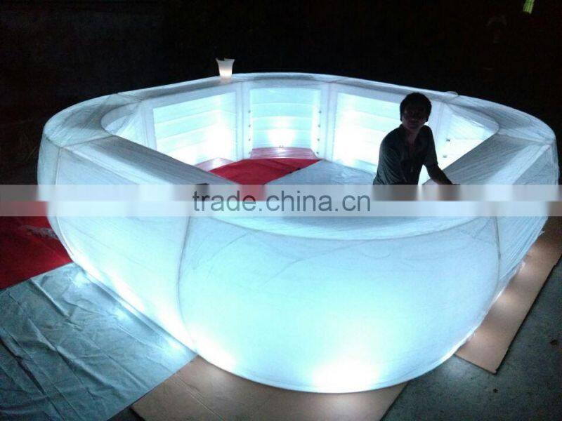 Hot ! 2016 Plastic Lighting kissing chairs / bar stool / casino furniture