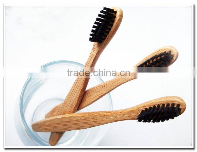 Bamboo toothbrush with different shape and color,kids&adult toothbrush