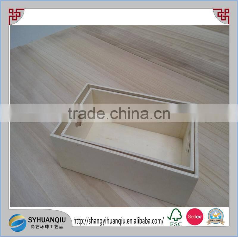 high quality plywood material small unfinished wooden tray for sale